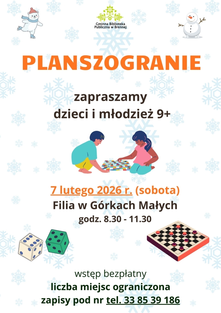 Planszogranie w Filii w Górkach Małych 